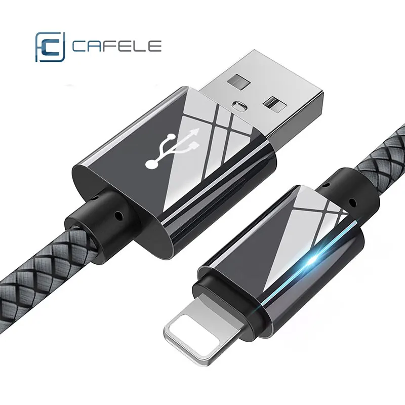 Usb-кабель 2.4A быстрое зарядное устройство 1 м с одной головкой плетеные usb-кабели для iphone Xs Max Iphone6 6s Puls Ipad Mini 1 2 3 4 оборудования