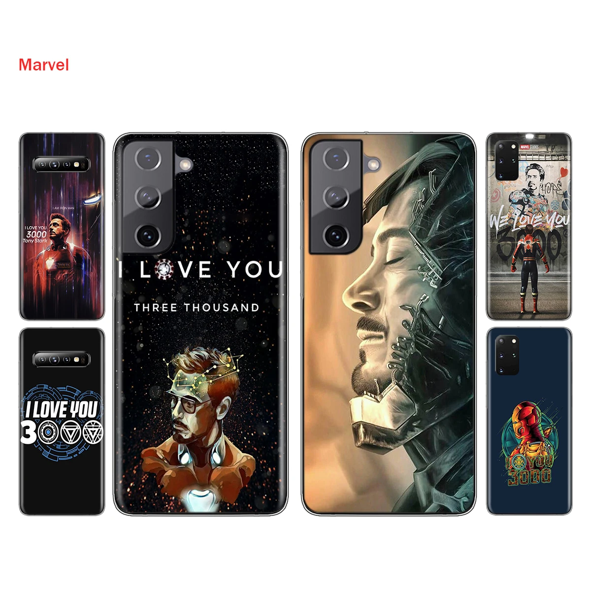 Силиконовый чехол &quotЖелезный человек&quot I Love You 3000 для Samsung Galaxy S21 S20 FE Ultra S10 S10E Lite S9