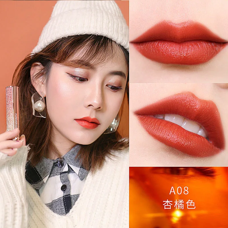 Матовая губная помада Angel's lipstick резная Русалочка женская водонепроницаемая