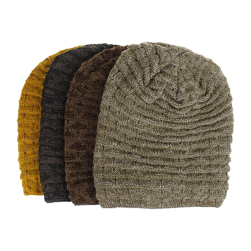 Женская шапка Skullies Slouchy вязаная теплая флисовая 2020 круглый детский чепчик