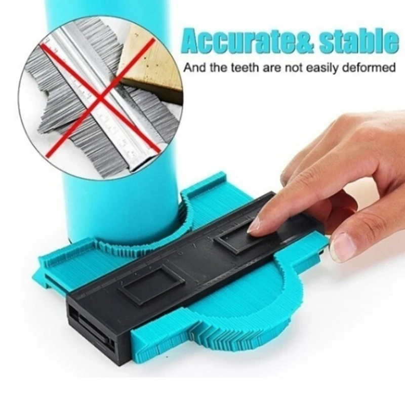 

5 ''профиль контурный манометр Дубликатор Tiling ламинат кромка формирующая измерительная линейка ремесло инструмент многофункциональный дер...