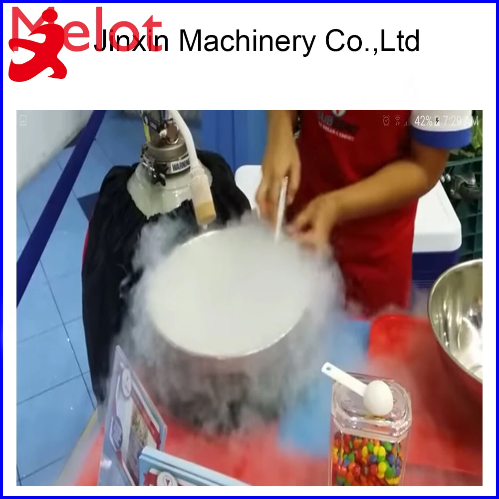 ホット販売人気液体窒素タンクドラゴン息アイスクリームボール10リットル