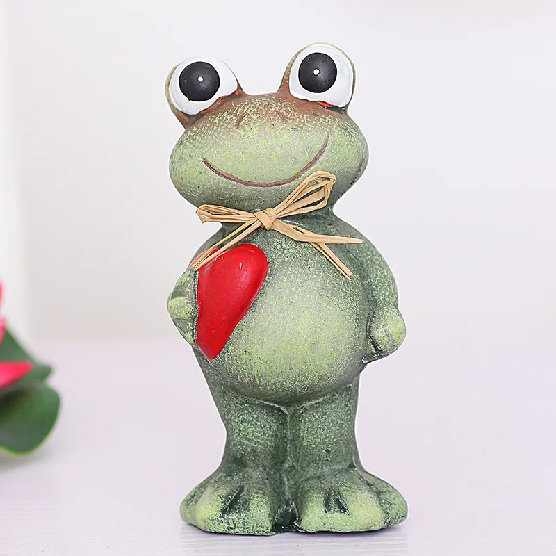 2 шт./набор, 3D Смола, пара лягушек, ремесло, фигурка для дома, офиса, Декор, свадебные подарки, сад, двор, лягушка, модель, украшение, аксессуары