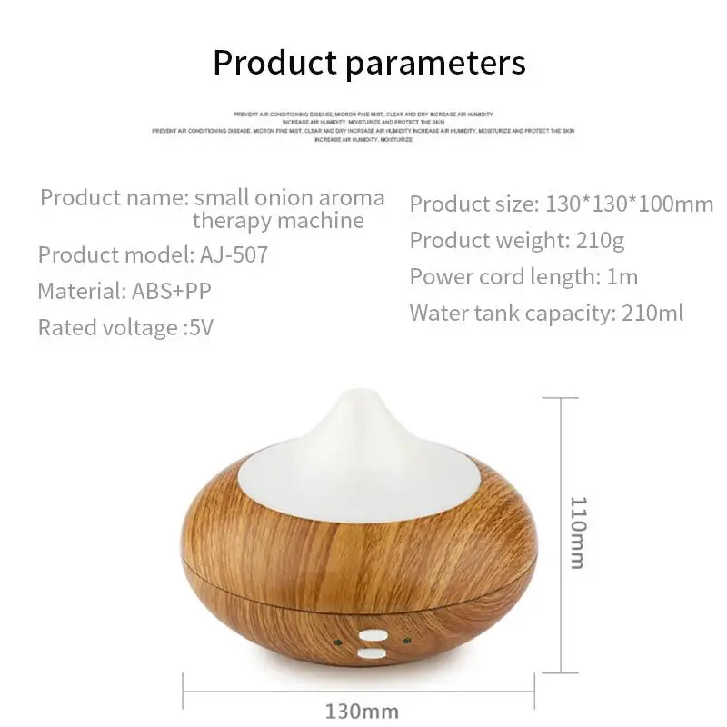 Новый светодиодный диффузор 7 цветов освежитель воздуха увлажнитель