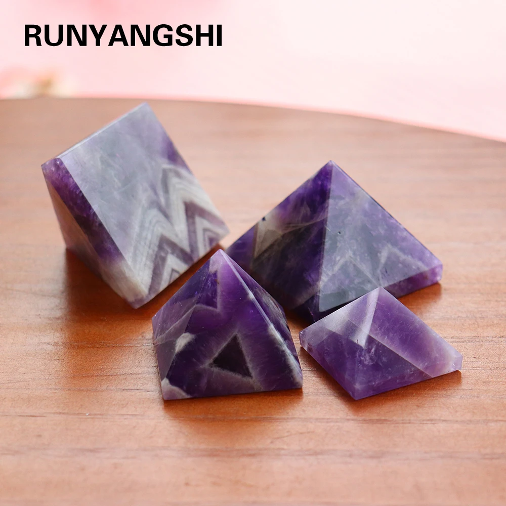 Природный мечта аметист лечебный Кристал кварц кристалл пирамиды точка энергии