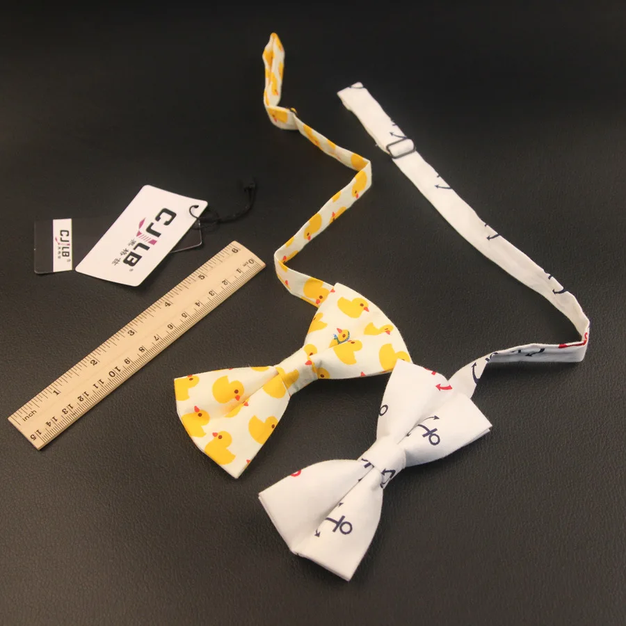 Linbaiway мультяшное оформление мужской галстук бабочка узкая аксессуары для