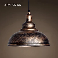 vintage chandeliers industrial dining room light restaurant simplicity chinese iron chandelier bronze led chandeliers 323225cm