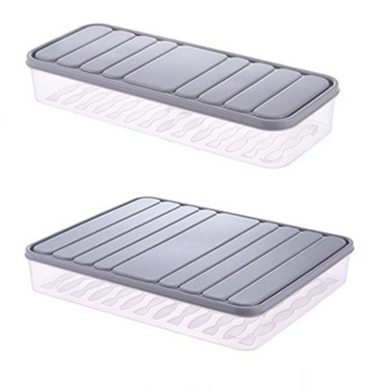 

Контейнер для хранения еды в холодильнике с крышкой, герметичный контейнер для хранения свежести еды, органайзер для хранения свежести