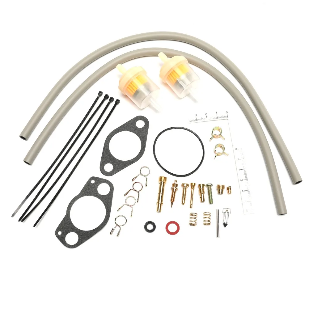 

Carburetor Repair Kit for Kawasaki 2500 2510 2520 Replace OEM Part Number 15003-2509 11009-2024 49121-2185 16030-2067 49123-2065