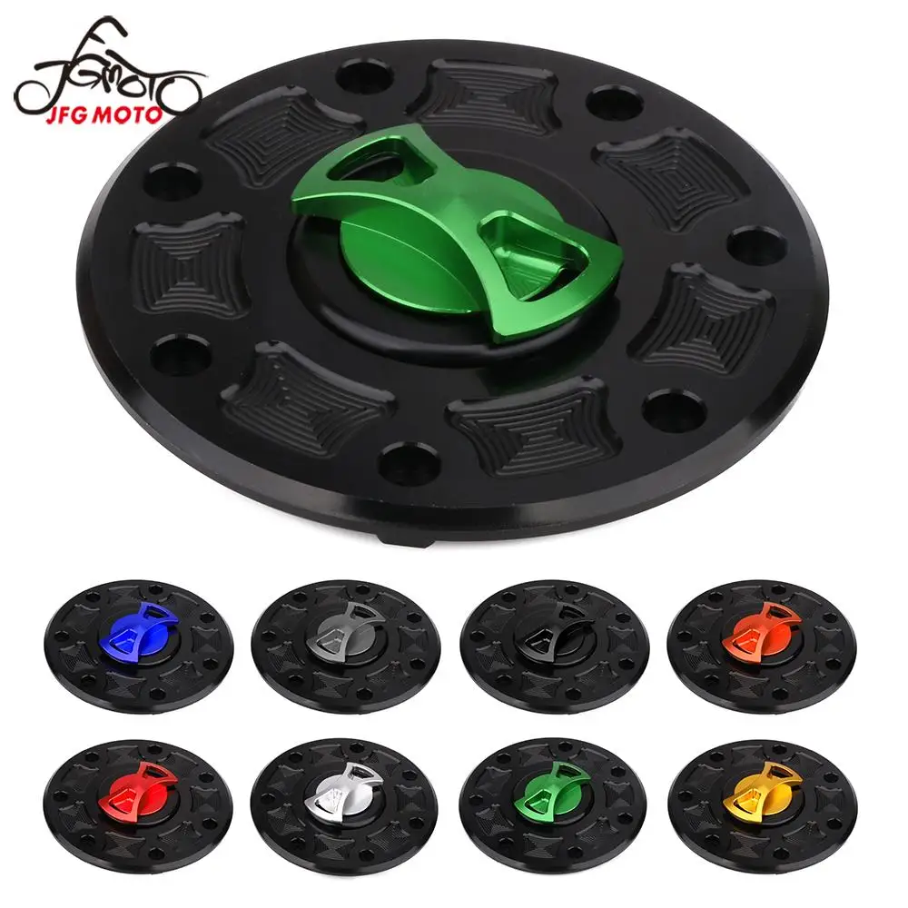 Алюминиевый топливный бак для мотоцикла с ЧПУ без ключа KAWASAKI ZX ZXR FZX KR EX GPZ ZR ZG 250 400