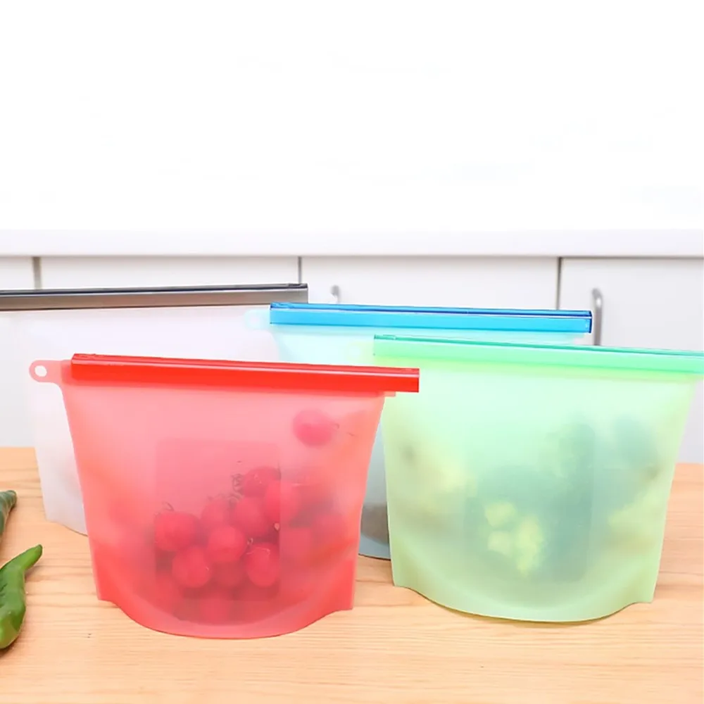 Многоразовый силиконовый Пакет для хранения продуктов сумка сохранения