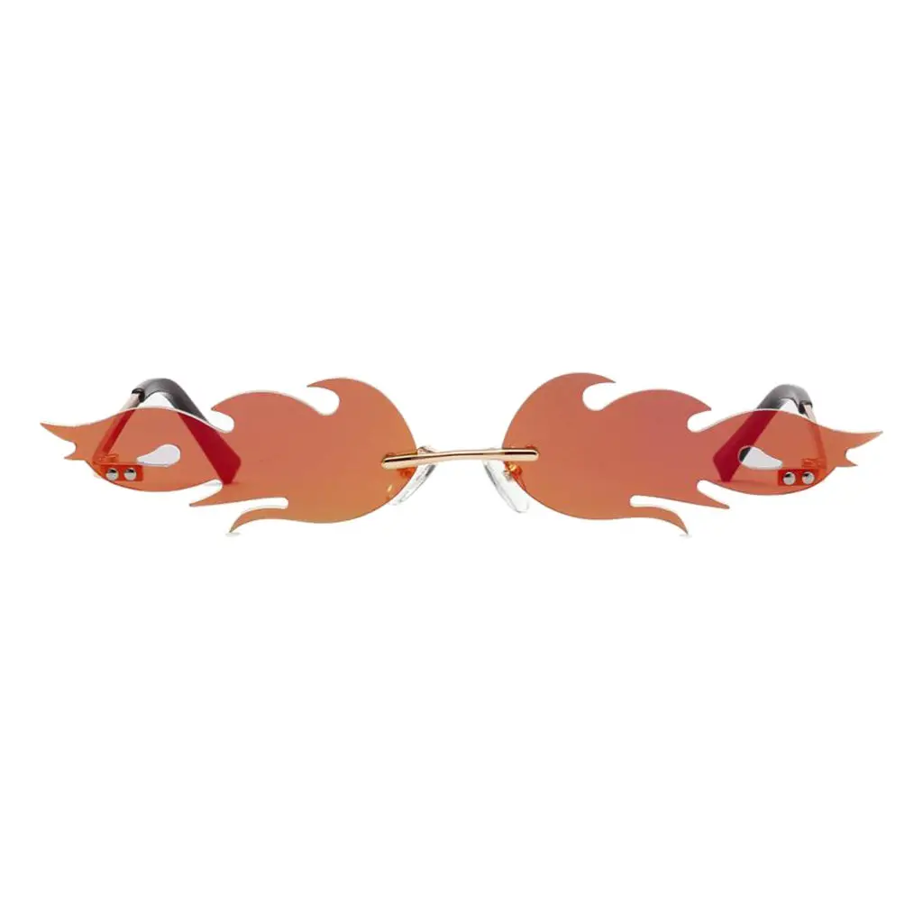 Мужские солнцезащитные очки в стиле панк форме волны подарок хип-хоп с линзами