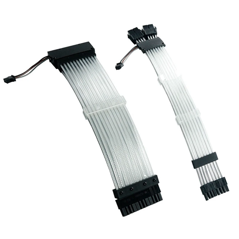 

Extension Cable Kit 24P+8P(8+8) RGB Cable Sync Rainbow Cable Neon Extension Cord 5V-ARGB for Decoration