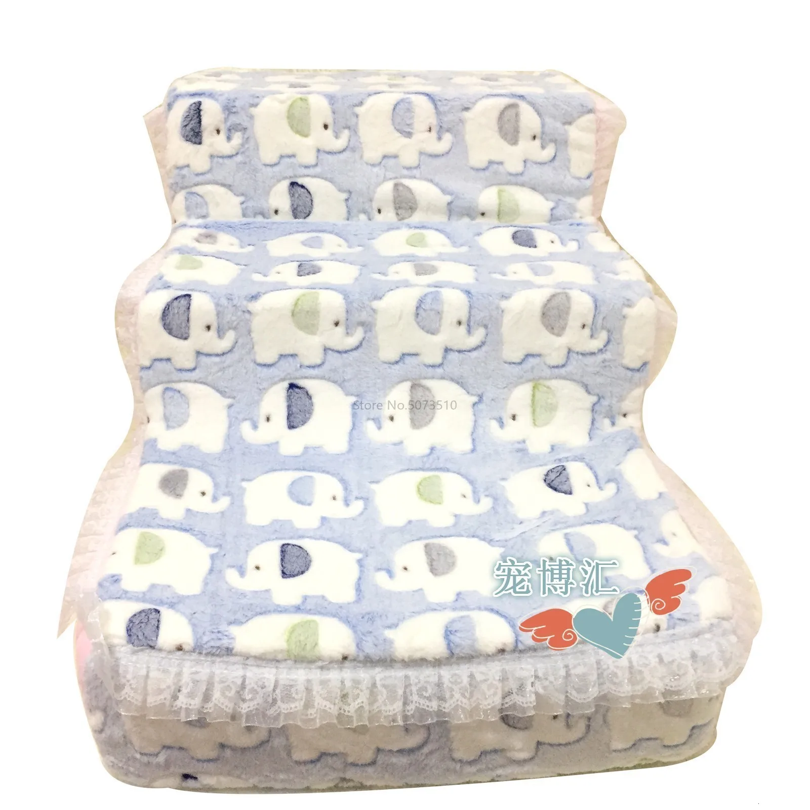 65x40x35cm Многоцелевой диван-кровать для пожилых животных, ступеньки на второй и третий этажи, четырехслойная кровать для лазания, лестница для собак - Цвет: 65x40x35cm