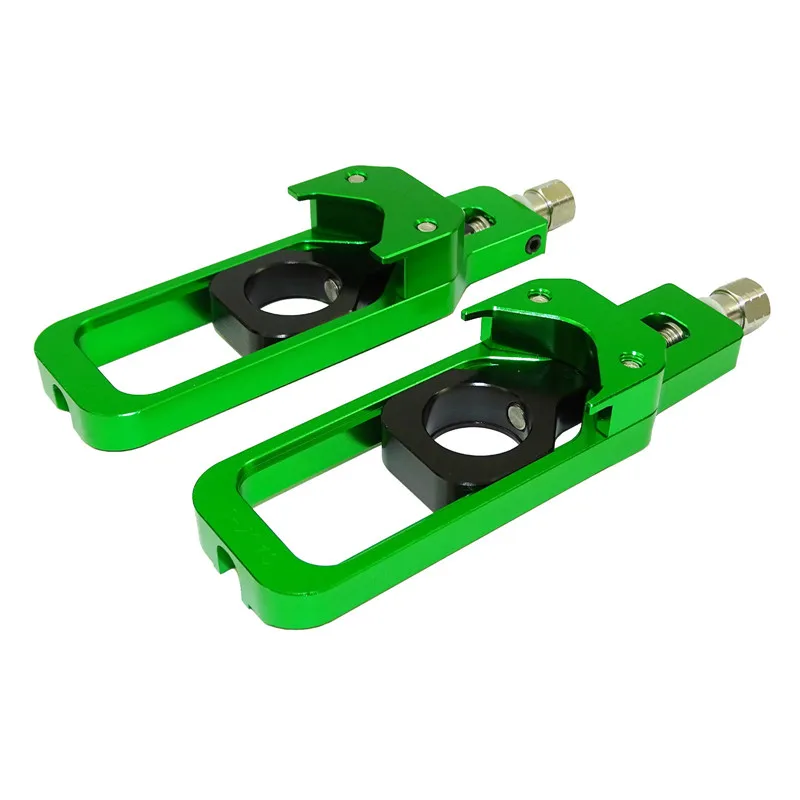 Green Waase мотоциклетные цепи регулировки натяжители Катена для Kawasaki Ninja ZX-10R ZX10R 2011 2012 2013 - Цвет: Green