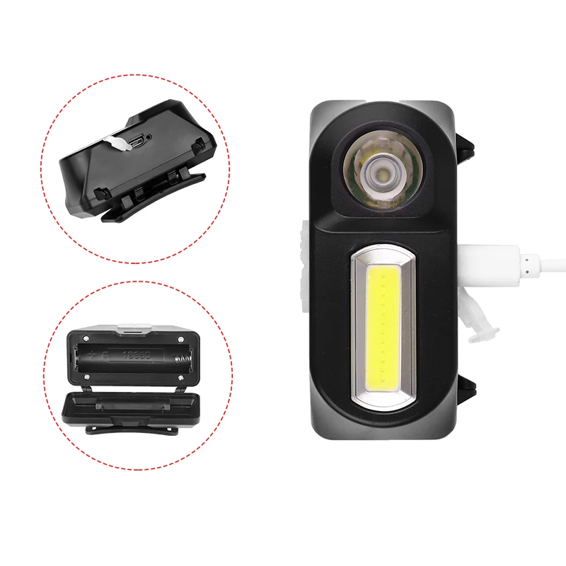 ZK20 Прямая поставка мини usb зарядка XPE COB налобный фонарь вспышка светильник рыбалка Кемпинг Велоспорт ручной работы светильник фонарь фара 18650