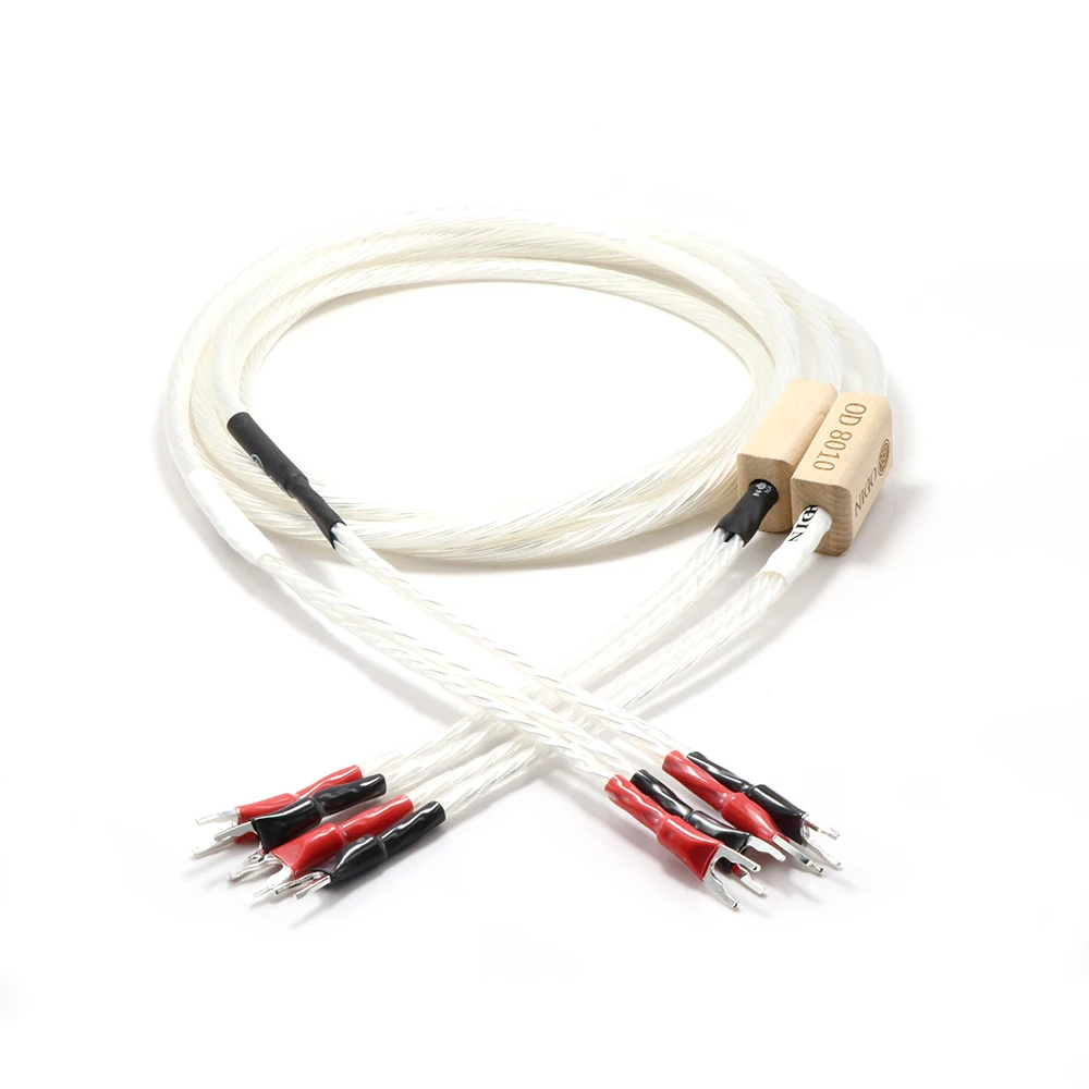 Кабель для динамика Odin с серебряным покрытием кабель HIFI аудиофил штепсельный