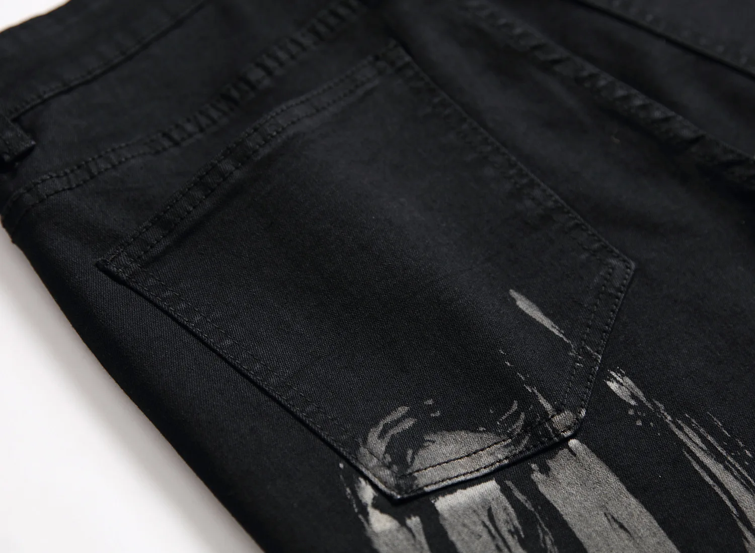 

2020 Brand Printed Denim Pants Python Pattern Mens Slim Jeans High Street Skinny Pant Streetwear Stretch Trousers Hommes Jeans