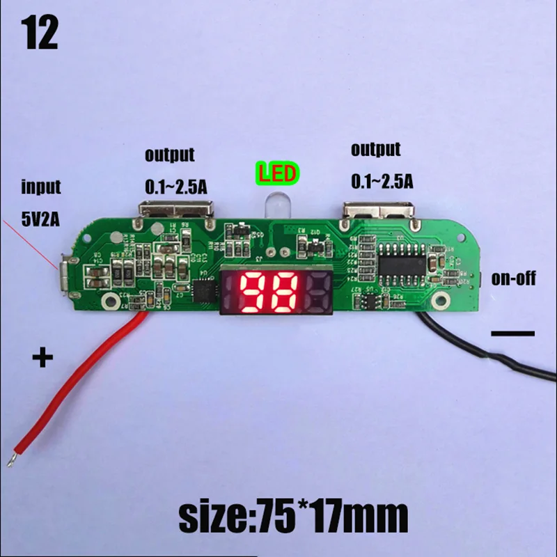 5 в а Дополнительный внешний аккумулятор модуль плата питания для мобильного