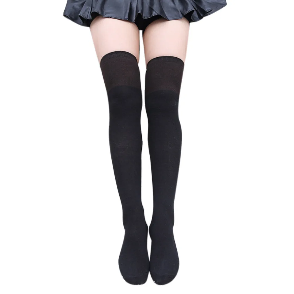 1 Pair Over Knee High Socks Girls Womens New Fashion Thigh High meias zapatos mujer korean style women skarpetki damskie