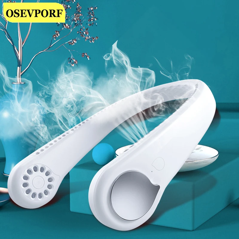 Безлопастный вентилятор для шеи с воздушным охлаждением подвесной кулер шейным