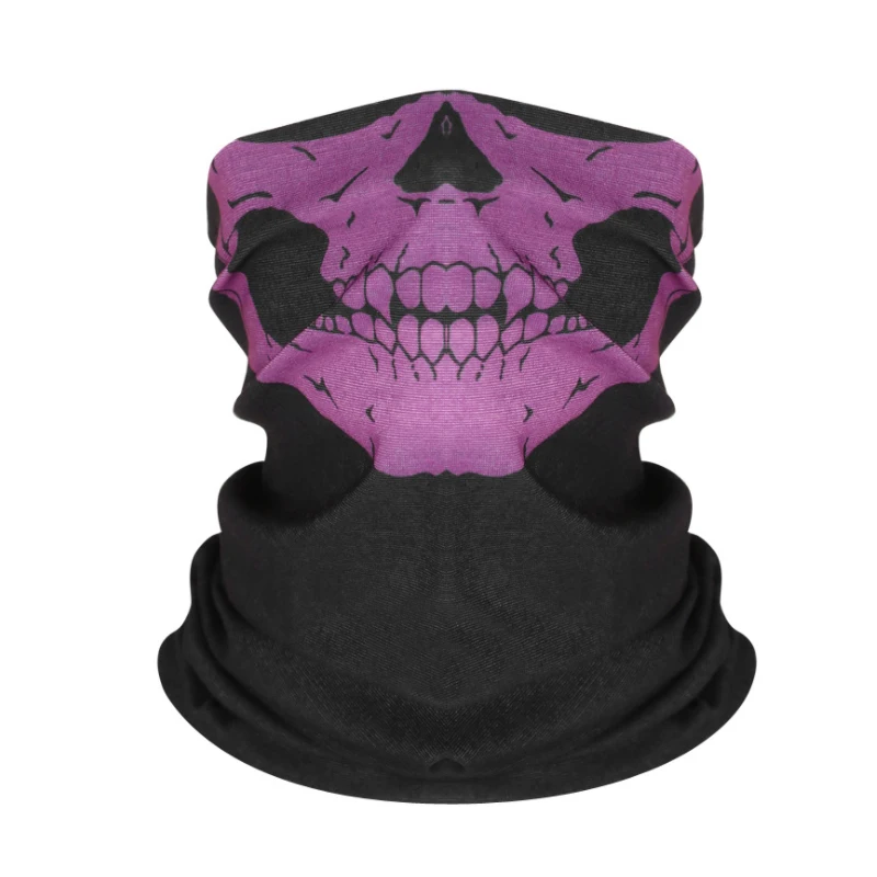 Skull Mask Bandana Cycling Neck Face Half Military Game Outdoor Headband Tube Scarf Men Women Scarves | Спорт и развлечения