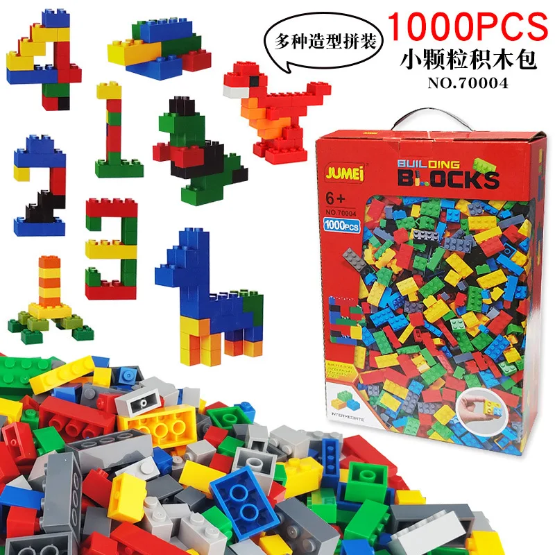 Совместимость с Lego 1000 шт объемные строительные блоки для детей DIY Творческий