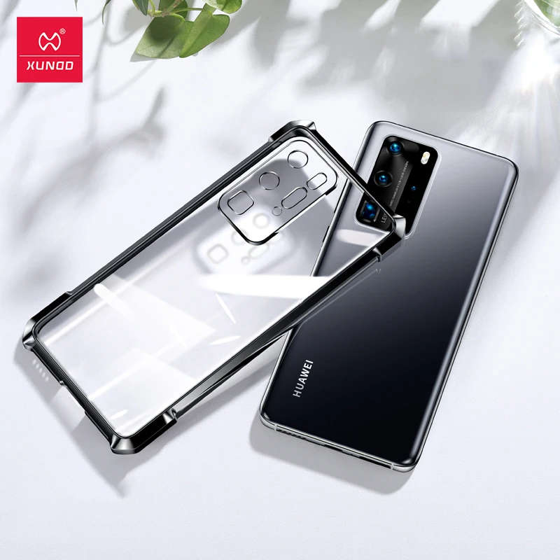 Чехол для Huawei P40 прозрачный защитный чехол Xundd Мягкий противоударный с подушкой