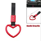 Универсальное кольцо Tsurikawa в форме сердца JDM ручка для поезда автобуса ручной ремень для дрифта аксессуары для автомобиля Стайлинг автомобиля нейлоновые ремни