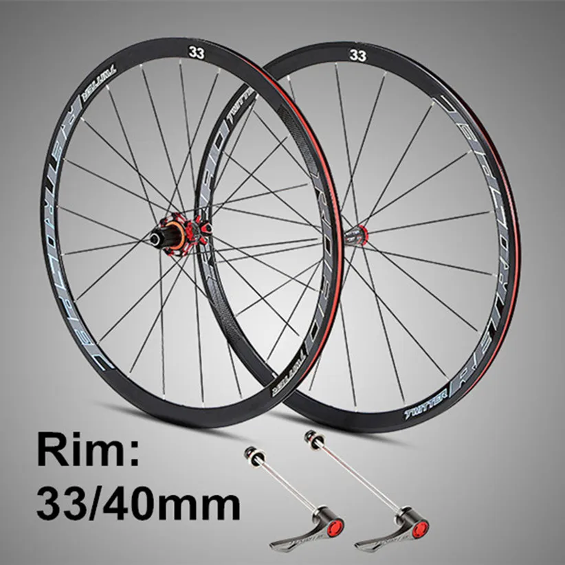 700C дорожный велосипед Сверхлегкий колеса углеродный волоконный концентратор