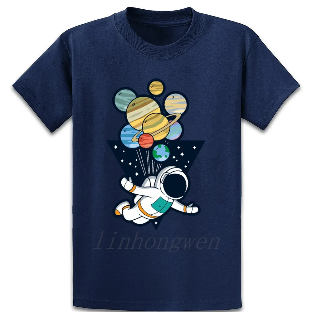 

Planet Balloons T Shirt Comfortable Summer Style Standard O Neck Loose Cotton Custom Streetwear Shirt