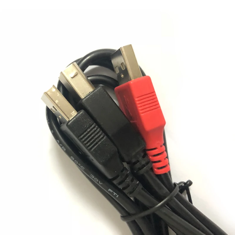

Hantak USB Data Cable DSO5202P DSO5102P 1008C Various Oscilloscope Data Cable 3 Plugs to Connect Multimeters Various Instrument