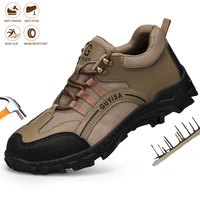 steel toe cap indestructible work outdoor boot puncture proof sneakers comfortable non slip shoes lightweight mens safety shoes