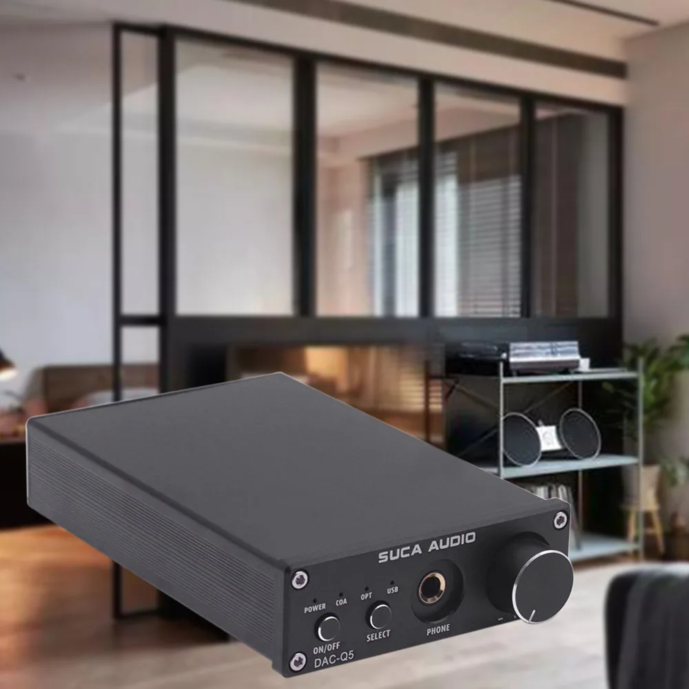 Портативный SUCA DAC-Q5 наушников цифровой аудио усилитель HiFi оптический аудио/коаксиальный/USB DAC Q5 декодер с усилителем декодер DAC
