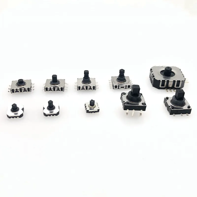 

10*10* 5/7/9 SMD 5 Five Way Switch 7*7*5/6 Multi-Function Multi Direction Game Switch Touch Reset Button 6p 10p Cap