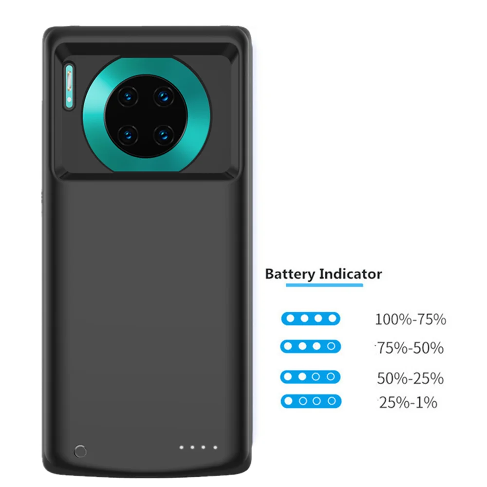 Чехлы для зарядки аккумуляторов Huawei Mate 30 Pro чехол аккумулятора 6800 мАч внешний