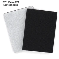1pcs 75100mm eva self adhesive flocking sanding cushion pad square sandpaper abrasive tools sanding paper sanding block