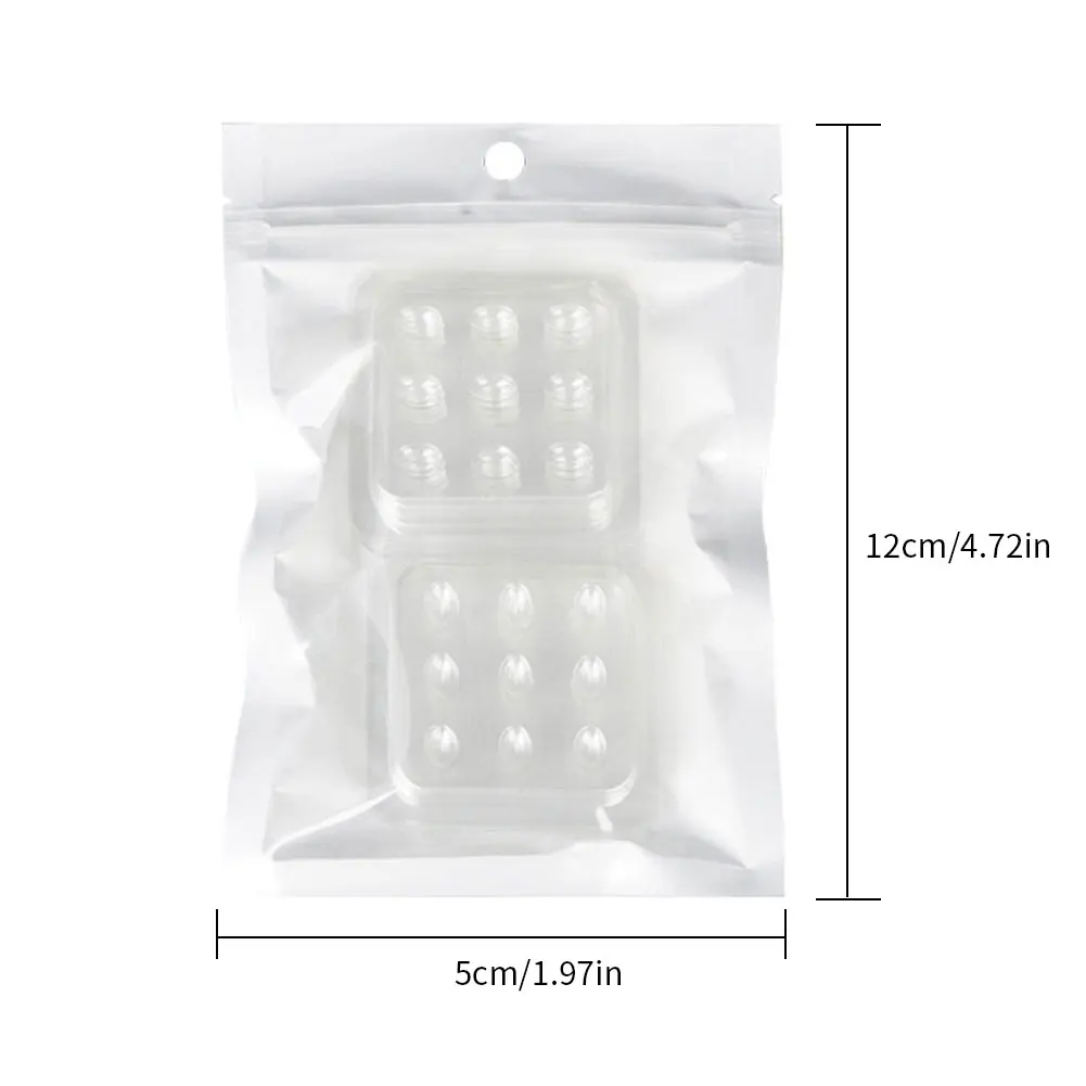 

10pcs Glue Eyelash Extension Transparent Glue Holder Eyelashes Adhesive Plastic Glue Oxidation Pallet Paste Eeyelash Prevent