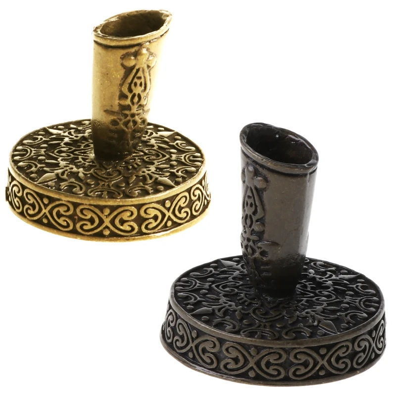 Винтажный металлический круглый держатель для ручки с перьями перьевые школьные