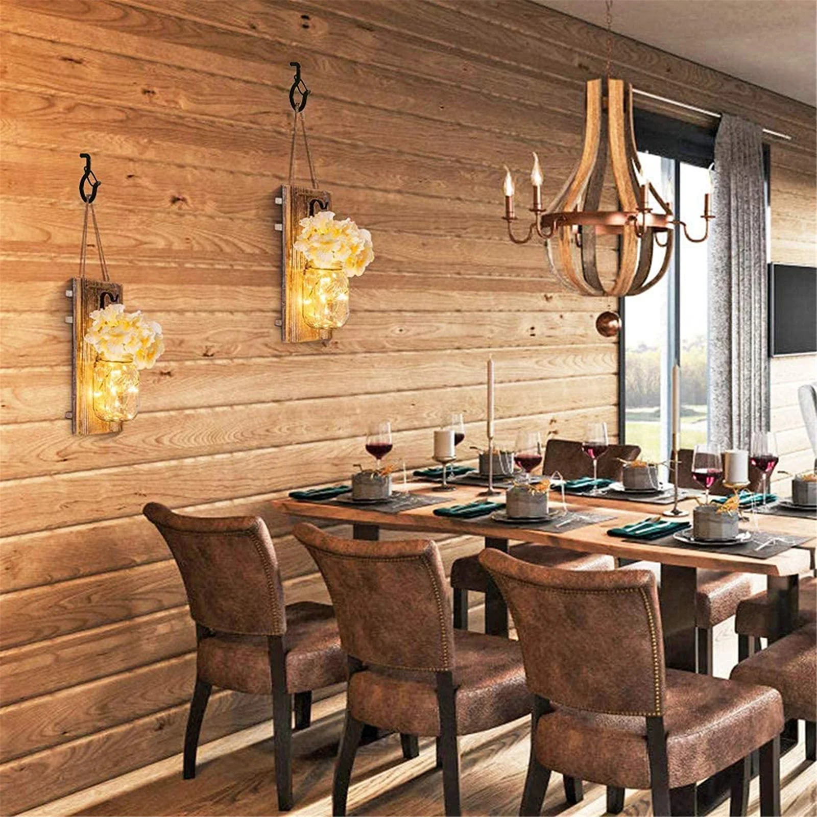 

20pcs Screw Hook Black Screw in Hook for Outdoor Christmas String Lights Plants Party Decoration L9