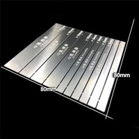 10pcs 0 3mm ultra thin model grinding sticks stainless steel curved surface sanding files for gundam diy modeling tools