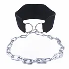 Ремень из неопрена для тяжелой атлетики, толстый пояс с цепью для подтягивания подбородка, гири штанги, для фитнеса, бодибилдинга, тренажерного зала