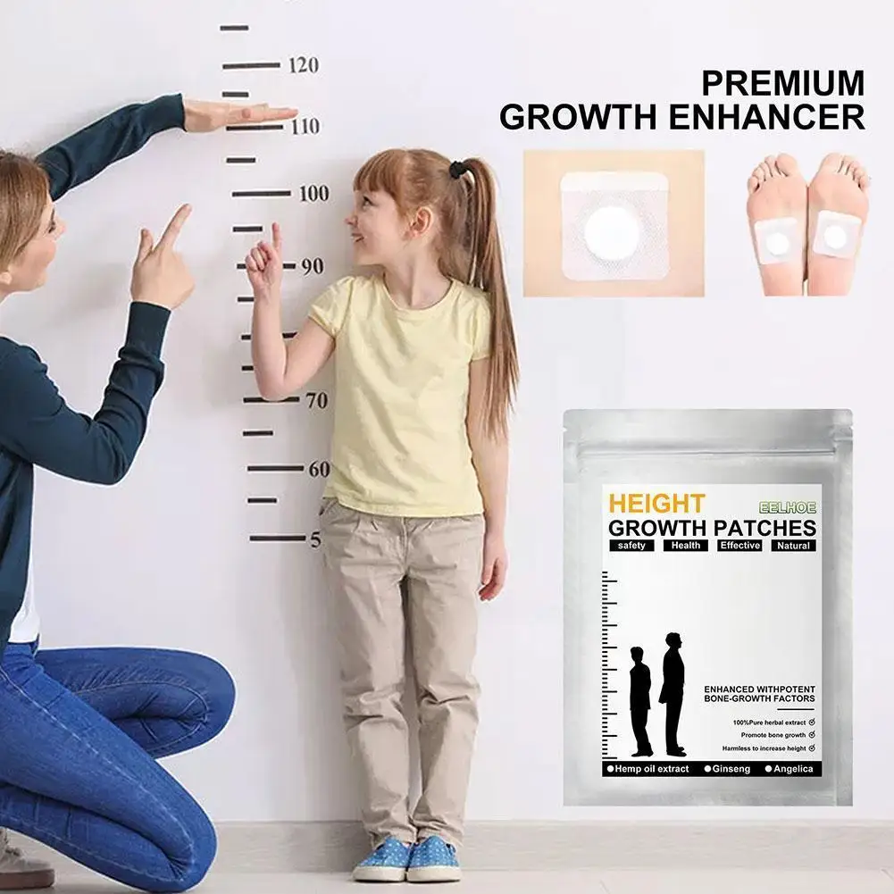 

Increasing Height Foot Patch Growth Bones Trigger Growth Bone Promote 8 Growth Stickers Promote Body Hormone B1g5