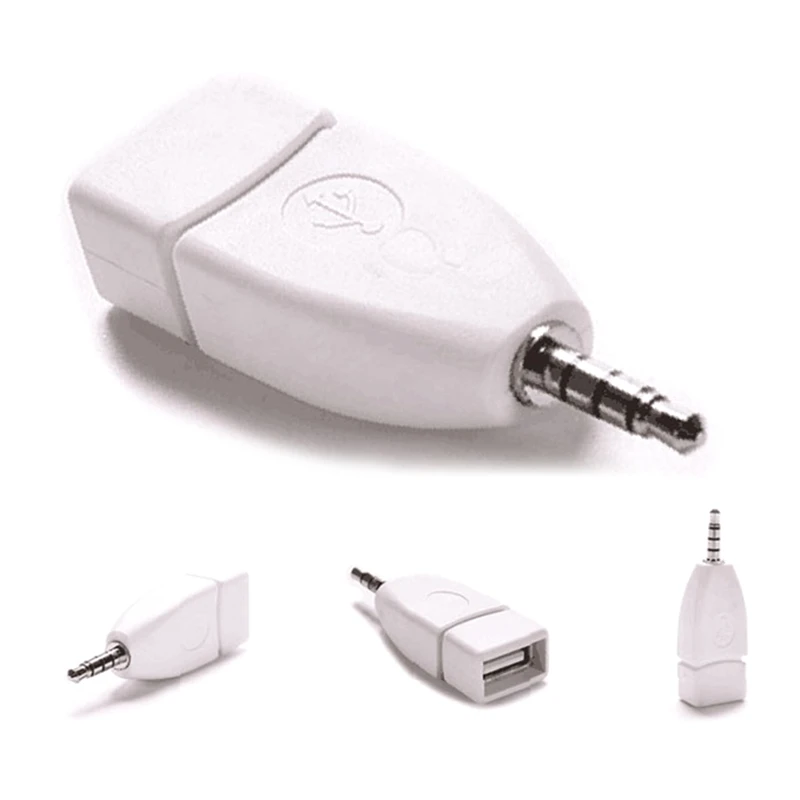 

Converter Adapter USB 2.0 Female to 3.5mm Male AUX Audio Durable Car Plug