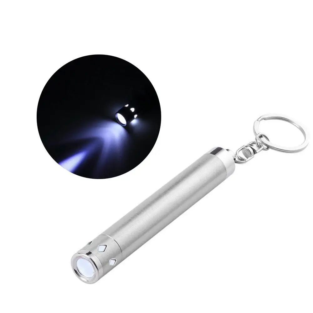 Круглый светодиодный мини-фонарь в форме Луны из алюминиевого сплава брелок для