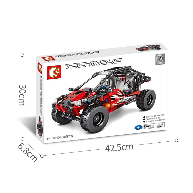 

SEMBO 402PCS+ ATV Model Building Bricks Set Creative Gifts Technic SUV Car Kids Assembled Blocks Puzzle Toys