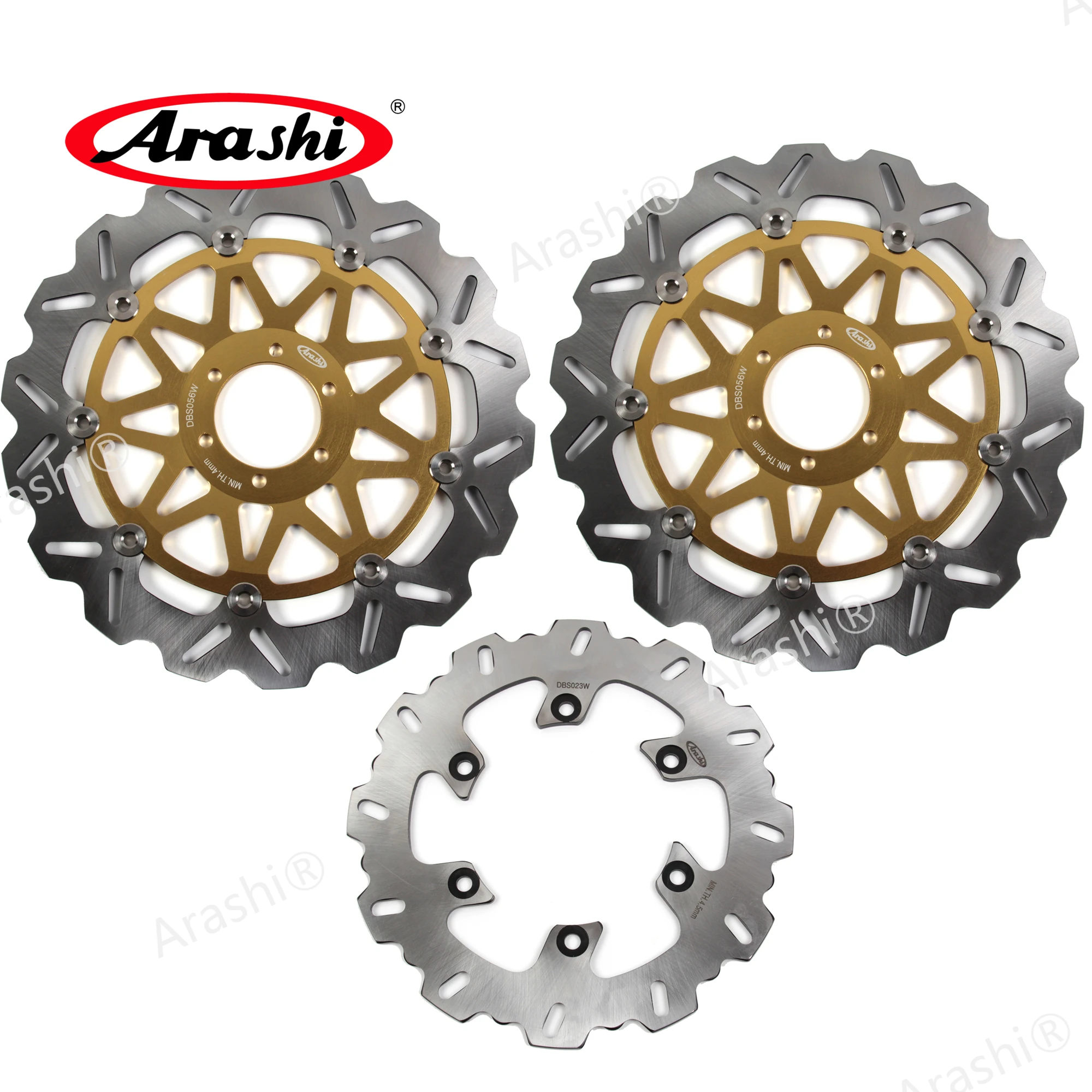 Arashi 1 комплект для DUCATI SS SUPERSPORT 620 2002 2003 2004 SS620 CNC полностью плавающие передние и