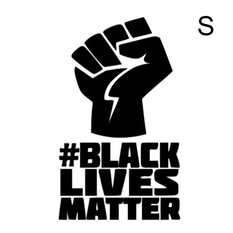 

PVC Car Sticker Black Lives Matter Laptop Stickers Fist sign Stickers Remove For Protest Hot