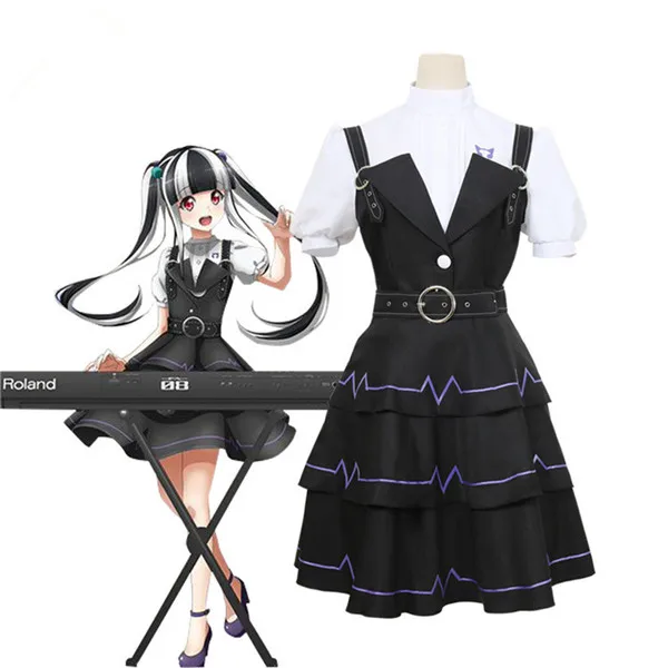 2019 Новый BanGDream 7thLIVE поднять SUILEN NyubaraReona костюм платье на Хэллоуин для девочек На
