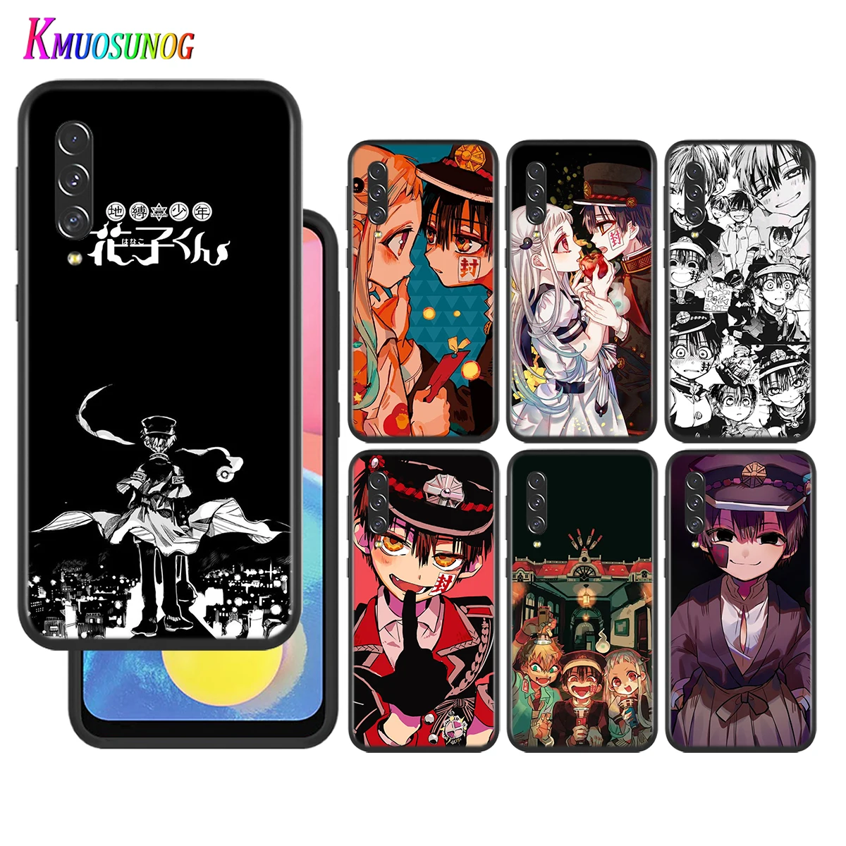 

Silicone shell Anime Hanako kun Yugi for Samsung Galaxy A90 A80 A70 A60 A50 A40 A20E A2Core A10 M20 Black Phone Case